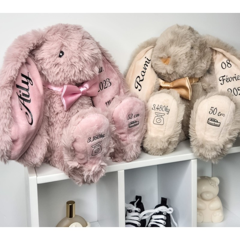 Doudou lapin de naissance