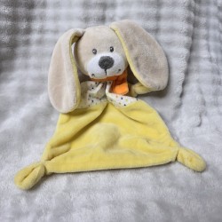 Doudou chien jaune