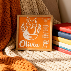 Cadre de naissance carré