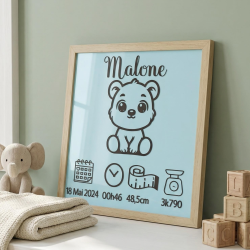 Cadre de naissance carré